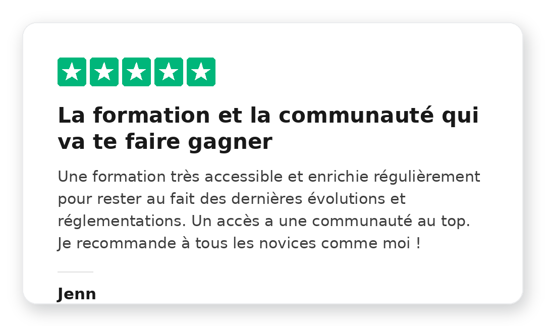 Avis Trustpilot 5 étoiles de Tony sur la Méthode Kraken