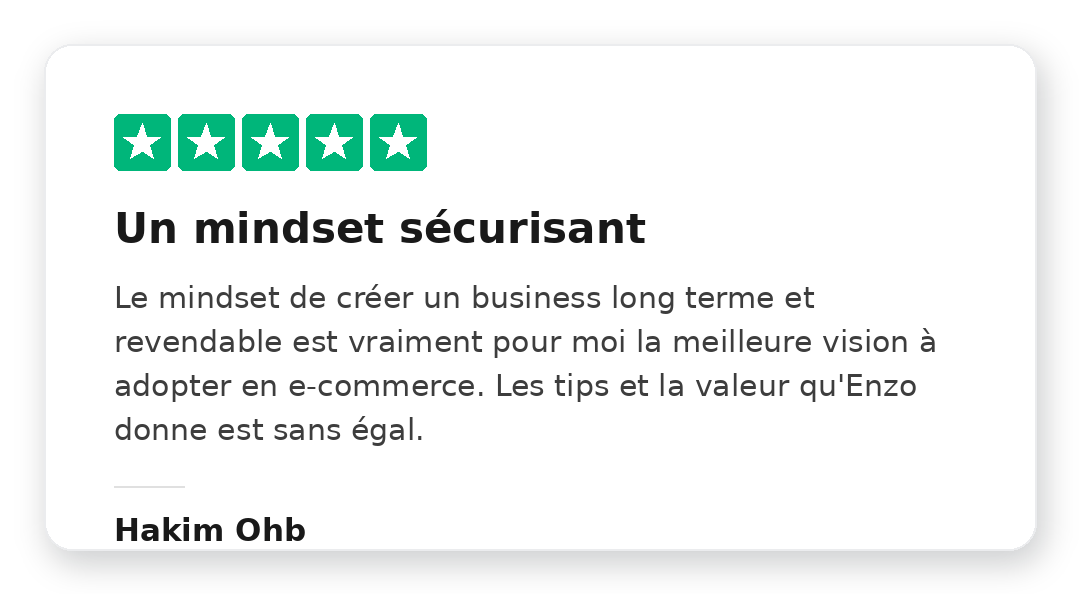 Avis Trustpilot 5 étoiles de Kevin Letellier sur la Méthode Kraken