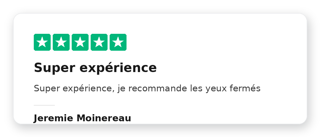 Avis Trustpilot 5 étoiles de Marvin sur la Méthode Kraken