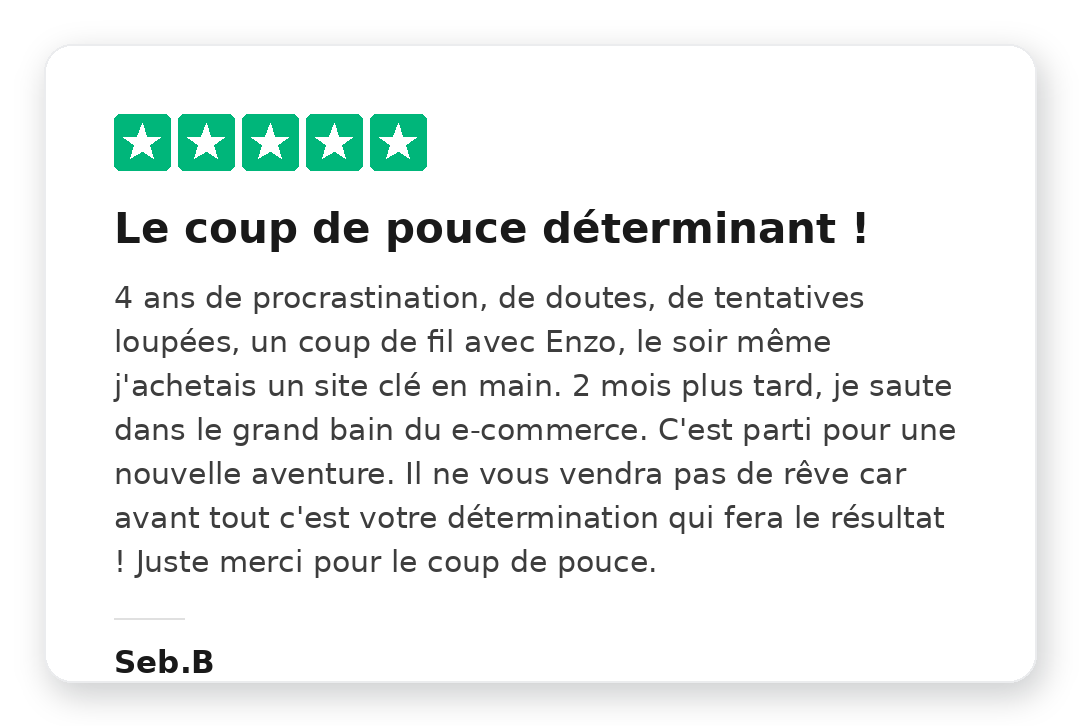Avis Trustpilot 5 étoiles de Gerard Gagnon sur la Méthode Kraken