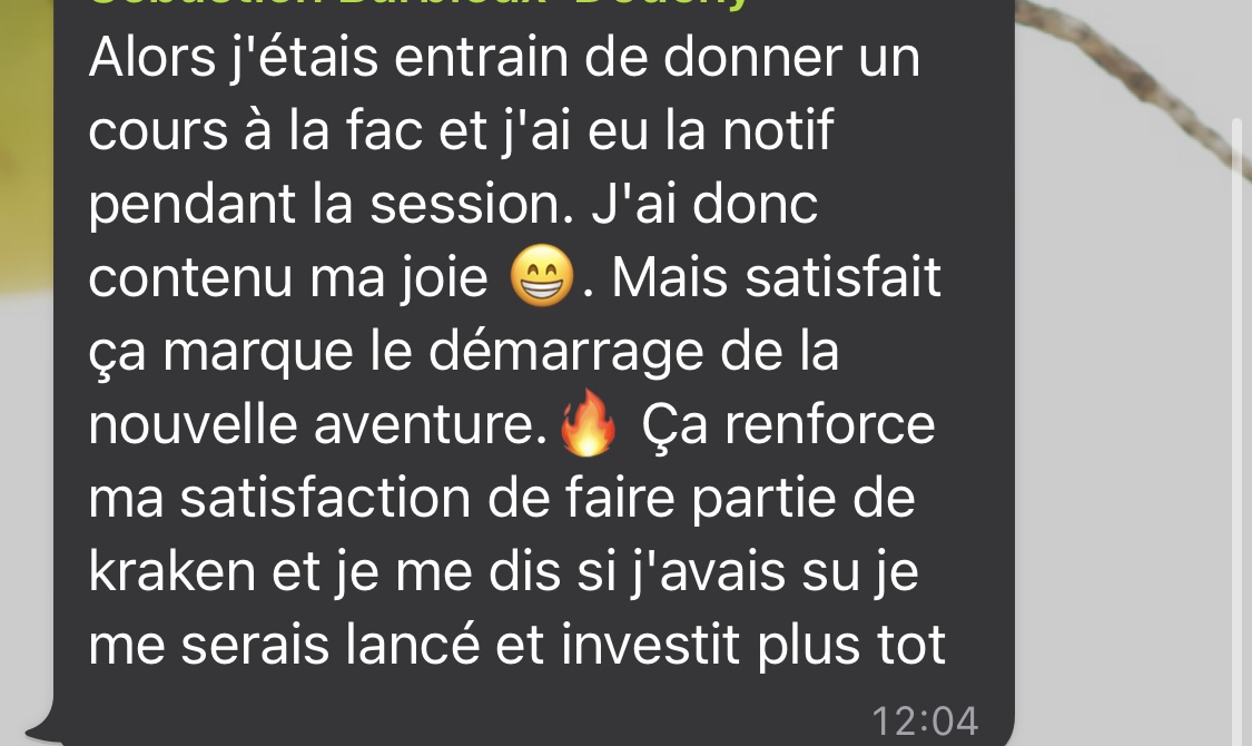 Une satisfaction immédiate