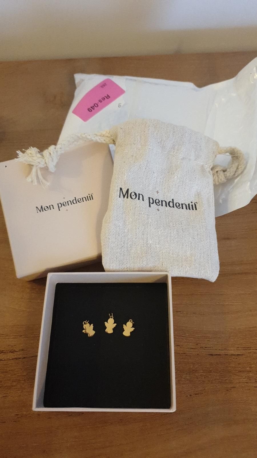 Packaging complet, boîte et sac, pour une boutique de bijoux